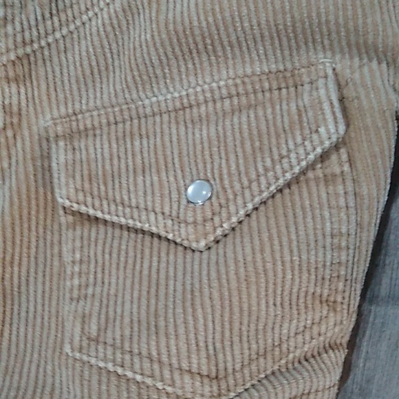 Entro Women's Tan Corduroy Jacket Oversized Retro Size S - Picture 4 of 12